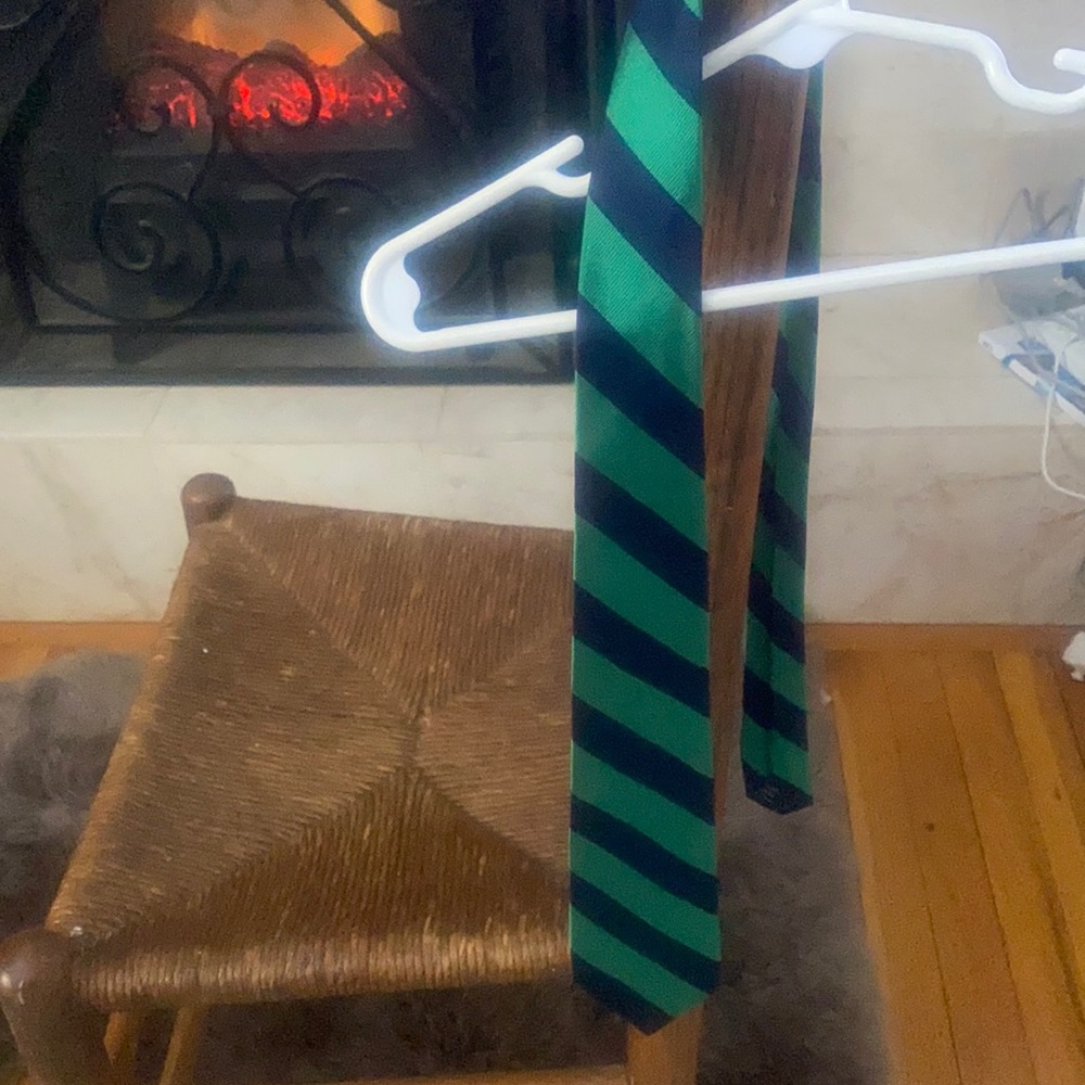 Boys Polo Ralph Lauren green and navy blue tie